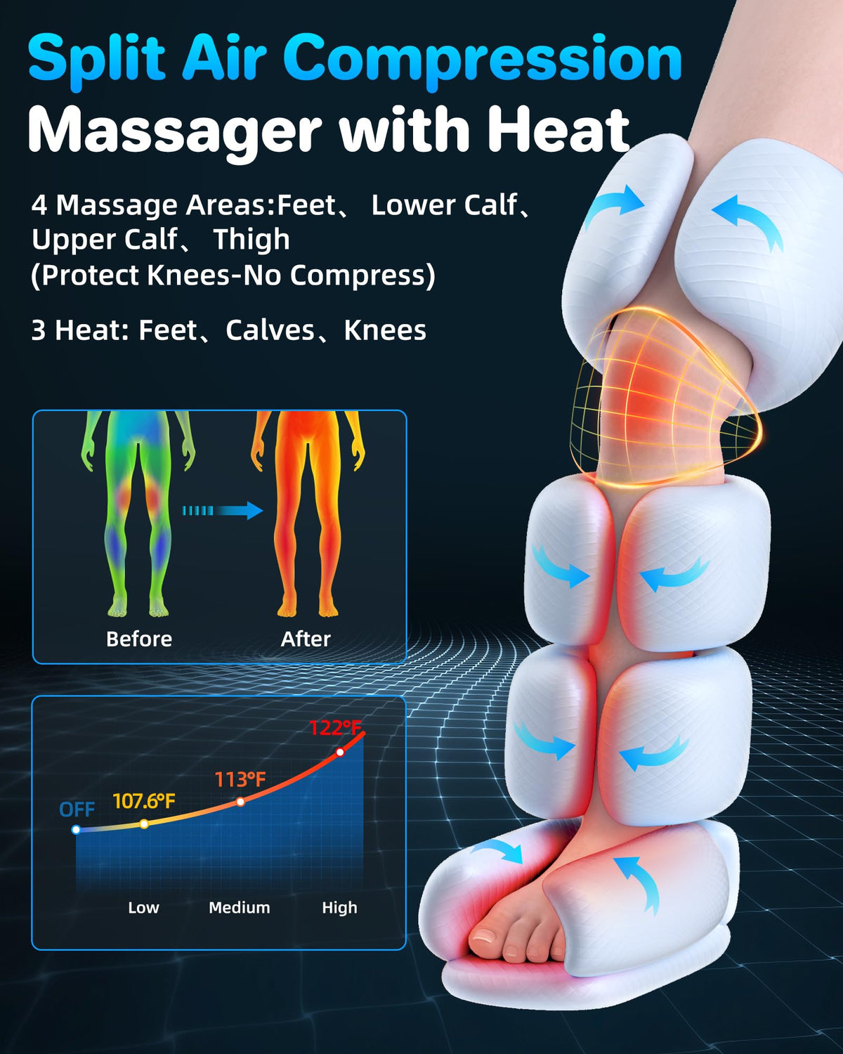 Leg Massager with Heat C76286