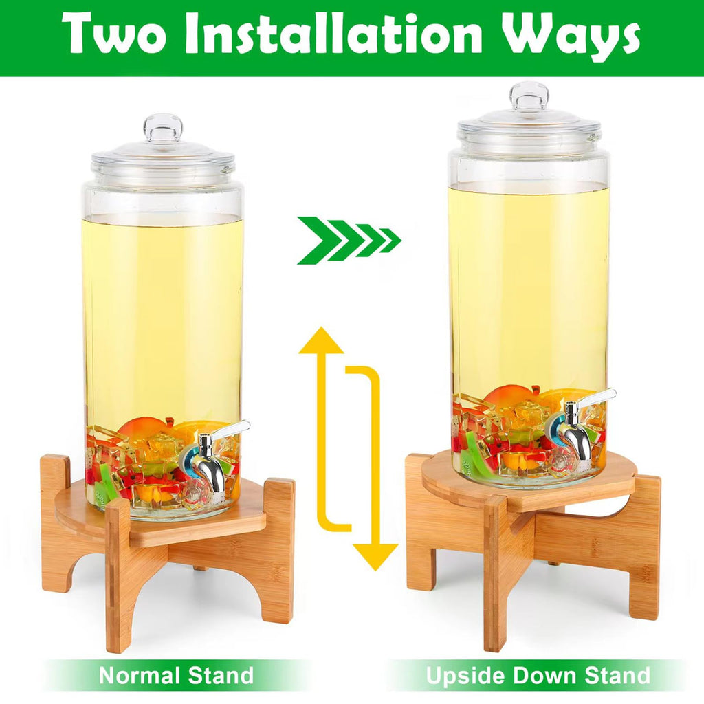 Bamboo Drink Dispenser Stand A562331