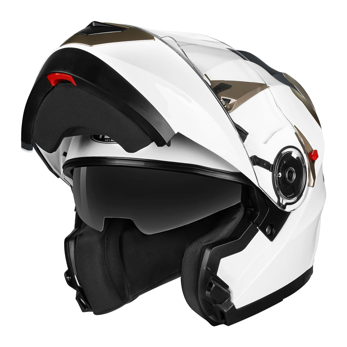 Modular Full Face Motorcycle Helmet with Sun Visor H9242