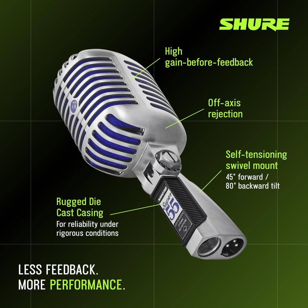 Supercardioid Dynamic Vocal Microphone A437579