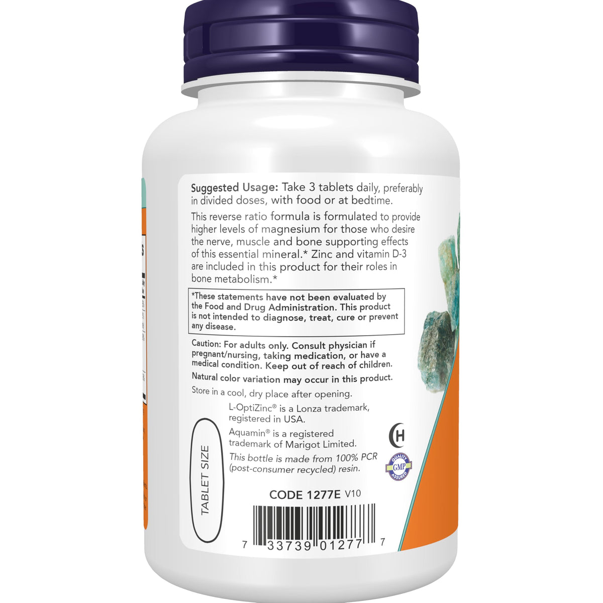 Magnesium & Calcium with Vitamin D3 and Zinc 100 Tabs Y567
