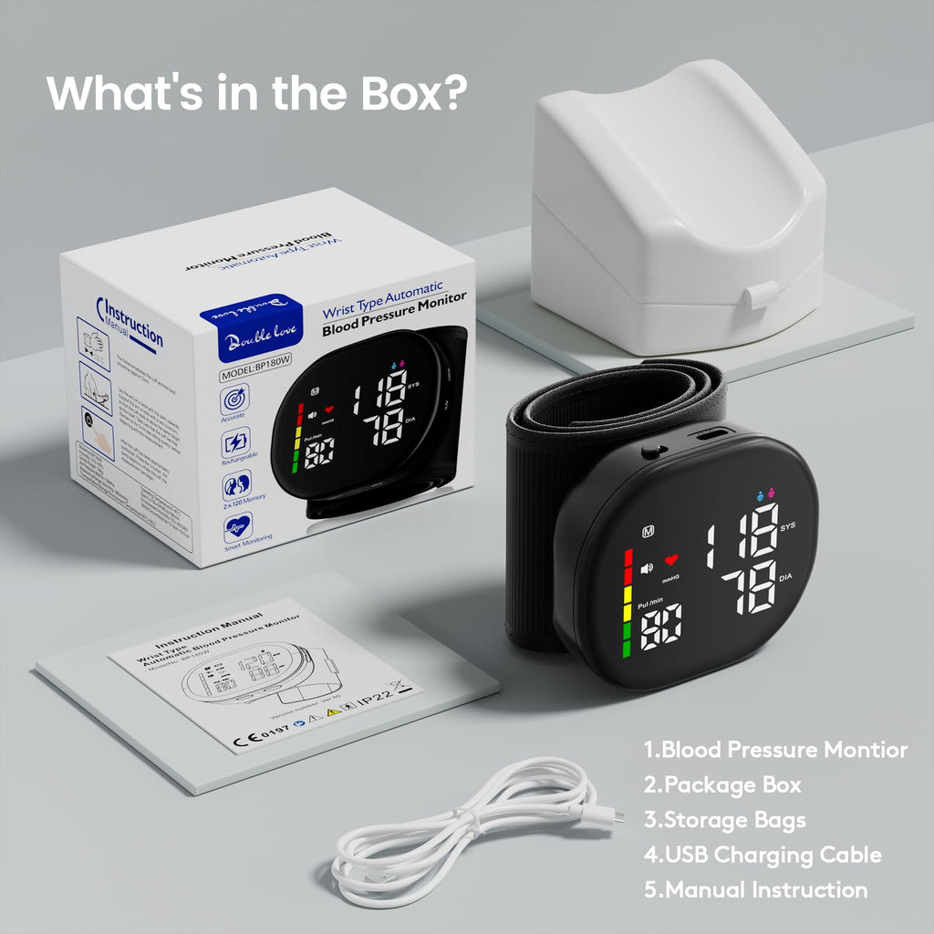 Wrist Blood Pressure Monitor Black I261532