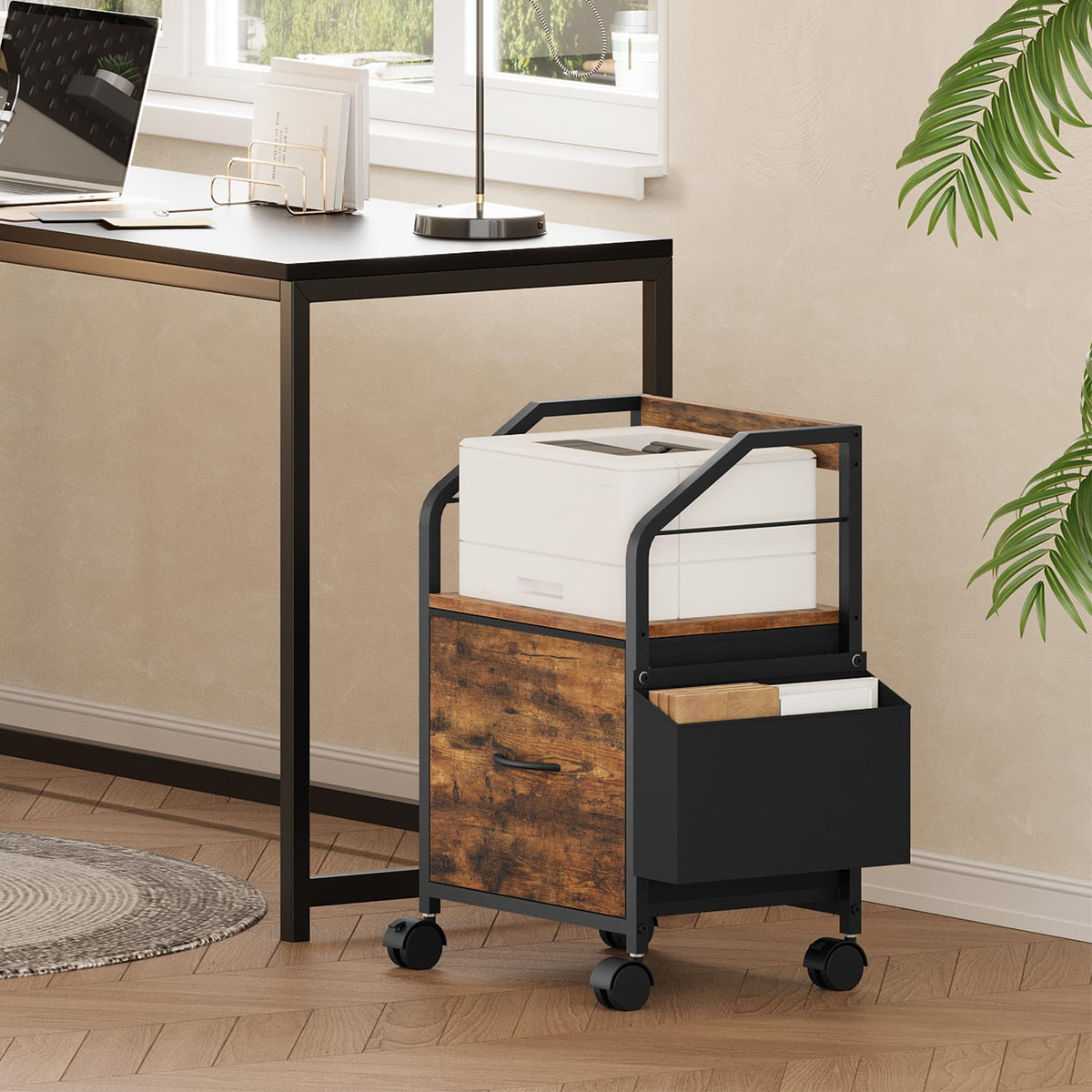 Small Rolling File Cabinet K6929