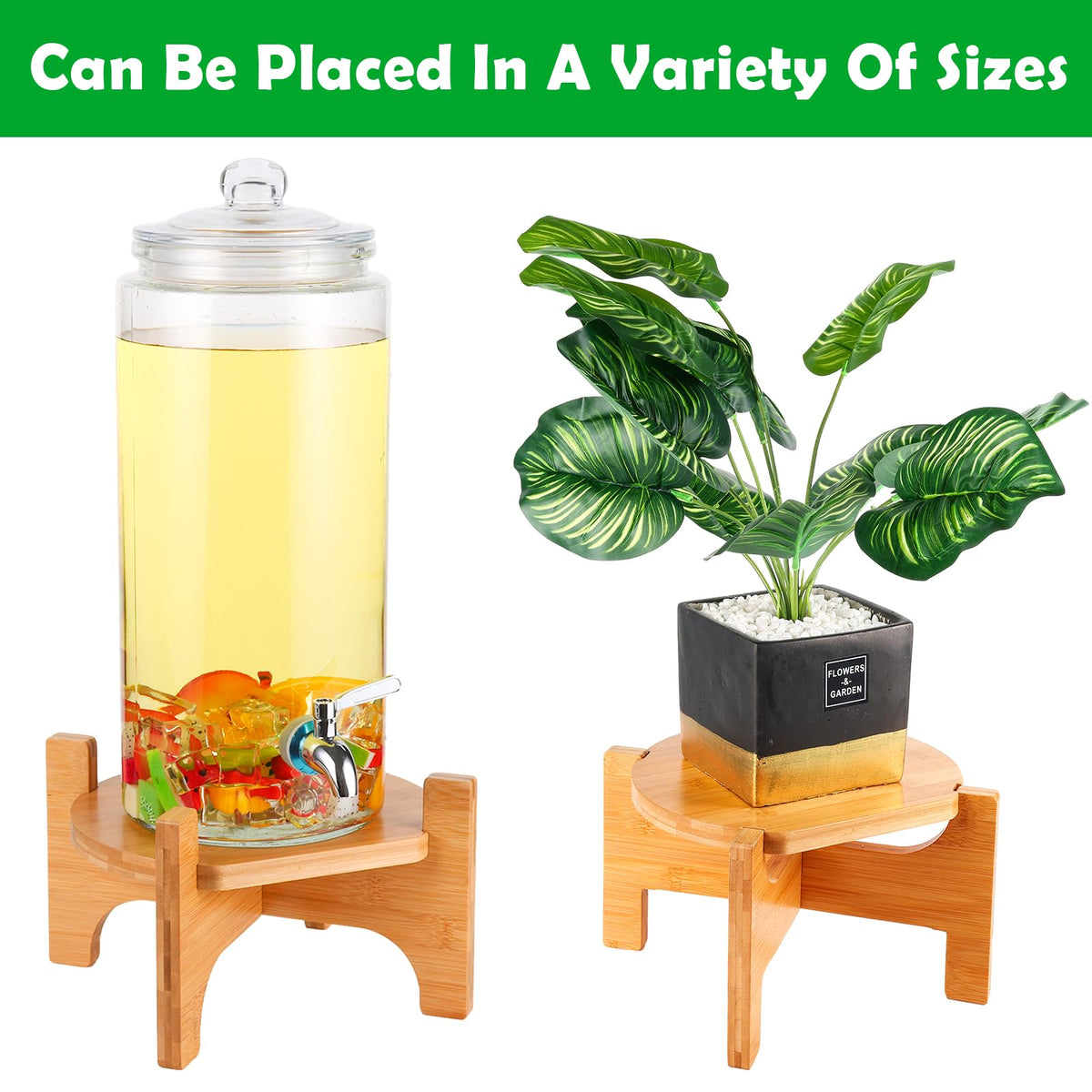 Bamboo Drink Dispenser Stand A562331
