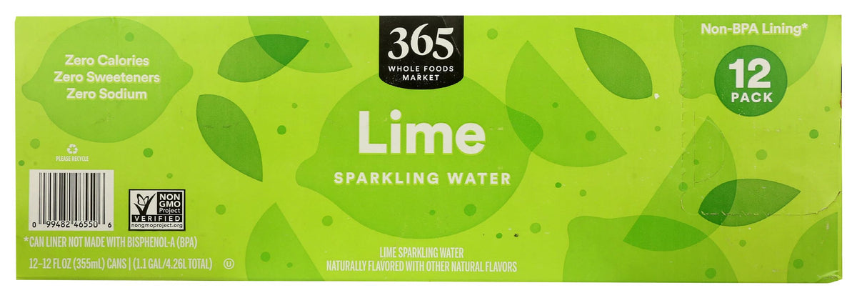 Lime Sparkling Water 12 Fl Oz W585169