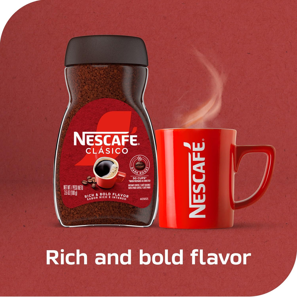 Dark Roast Instant Coffee 7 oz Jar J566416