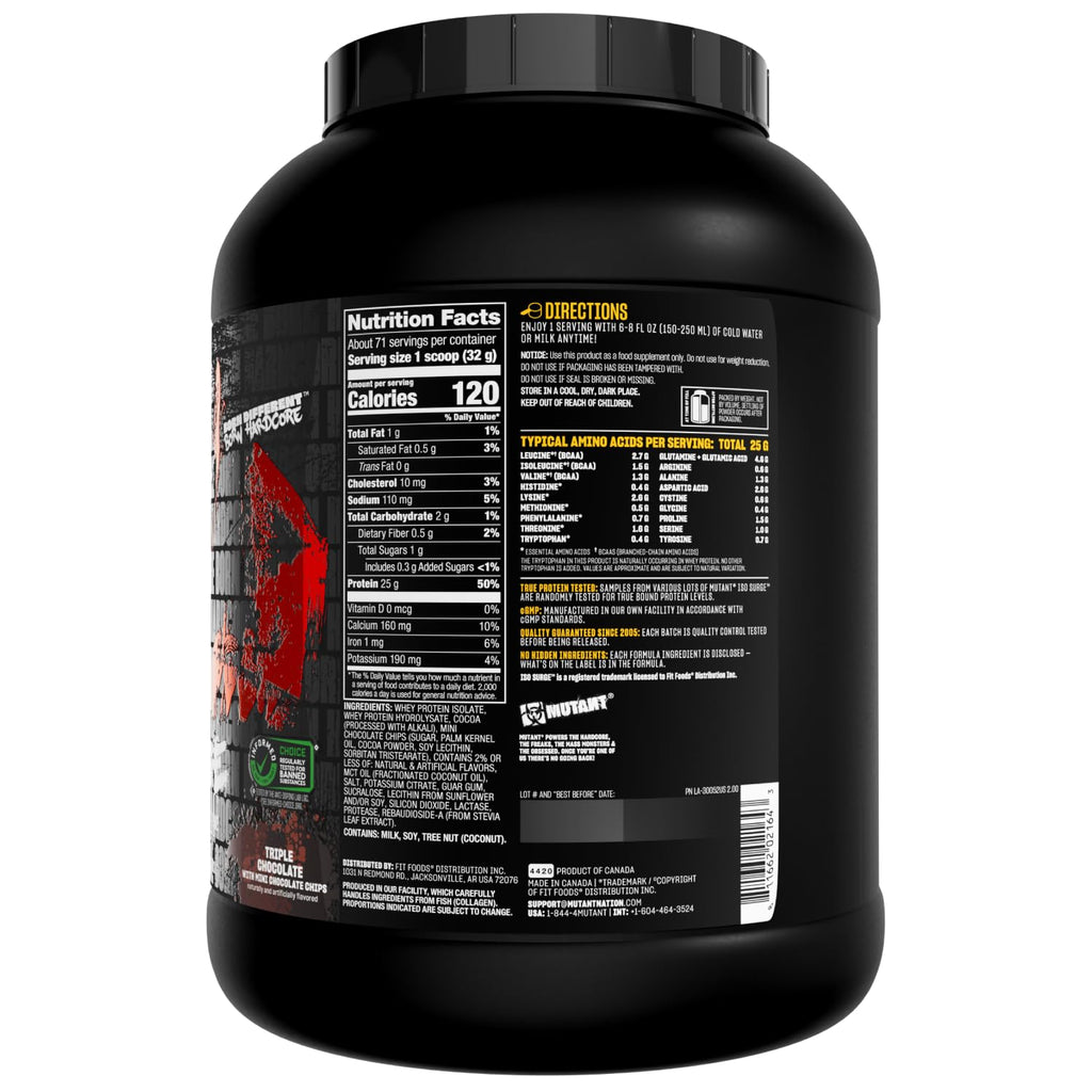Whey Protein Isolate Triple Chocolate 5 lb T42111