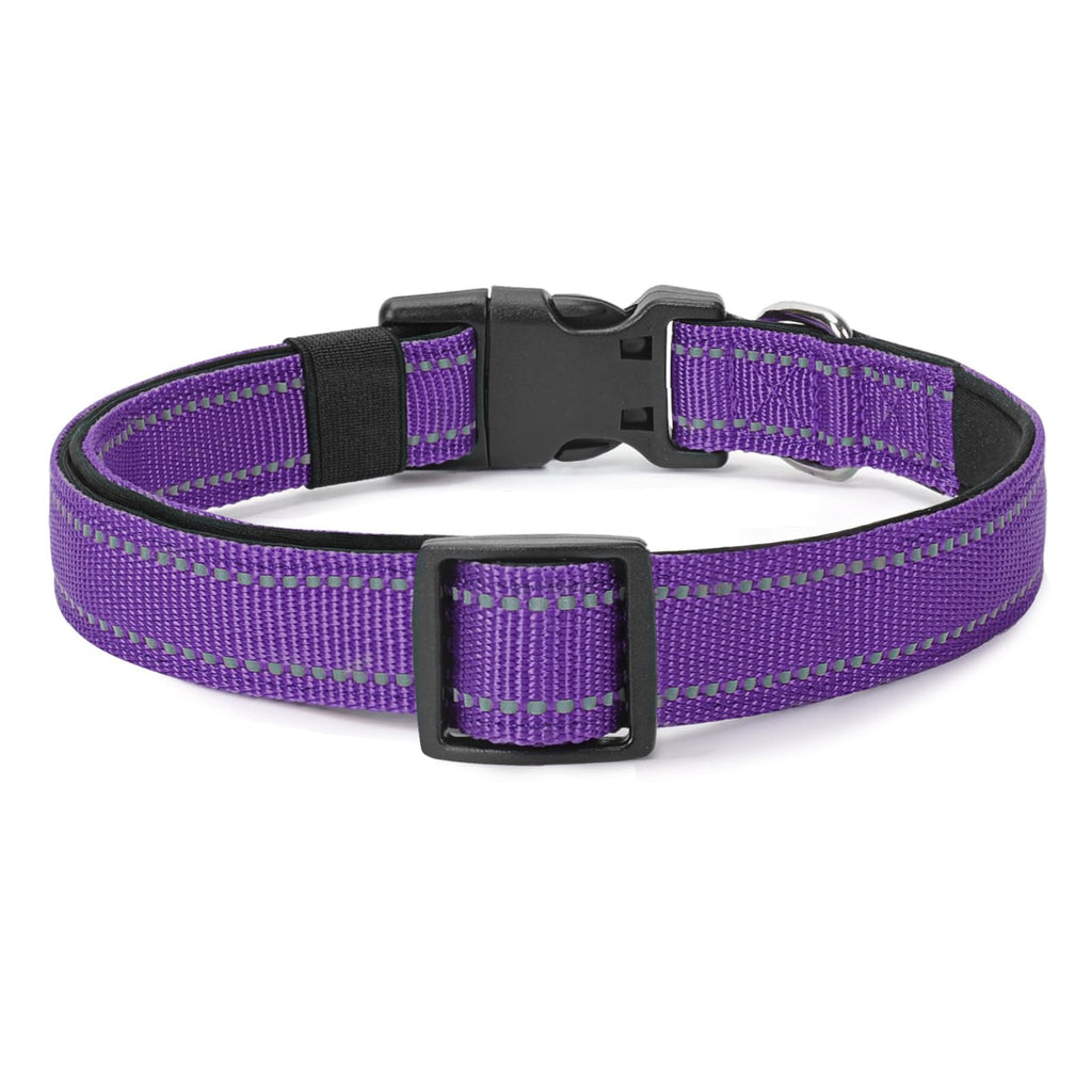 Reflective Adjustable Nylon Dog Collar Q862