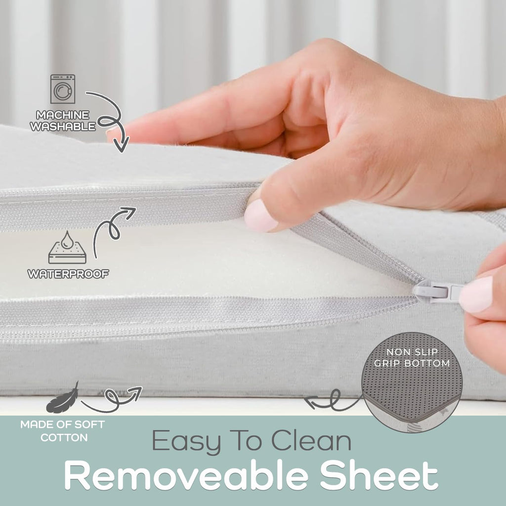 Pack and Play Mattress Topper 38" x 26" Trifold Foam K515