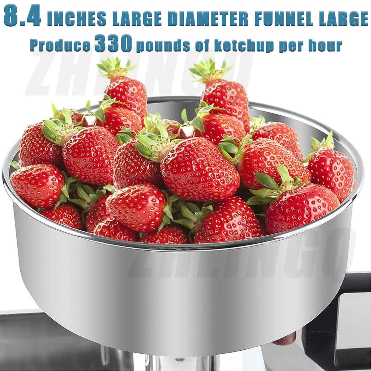 450W Stainless Steel Electric Food Mill L310632