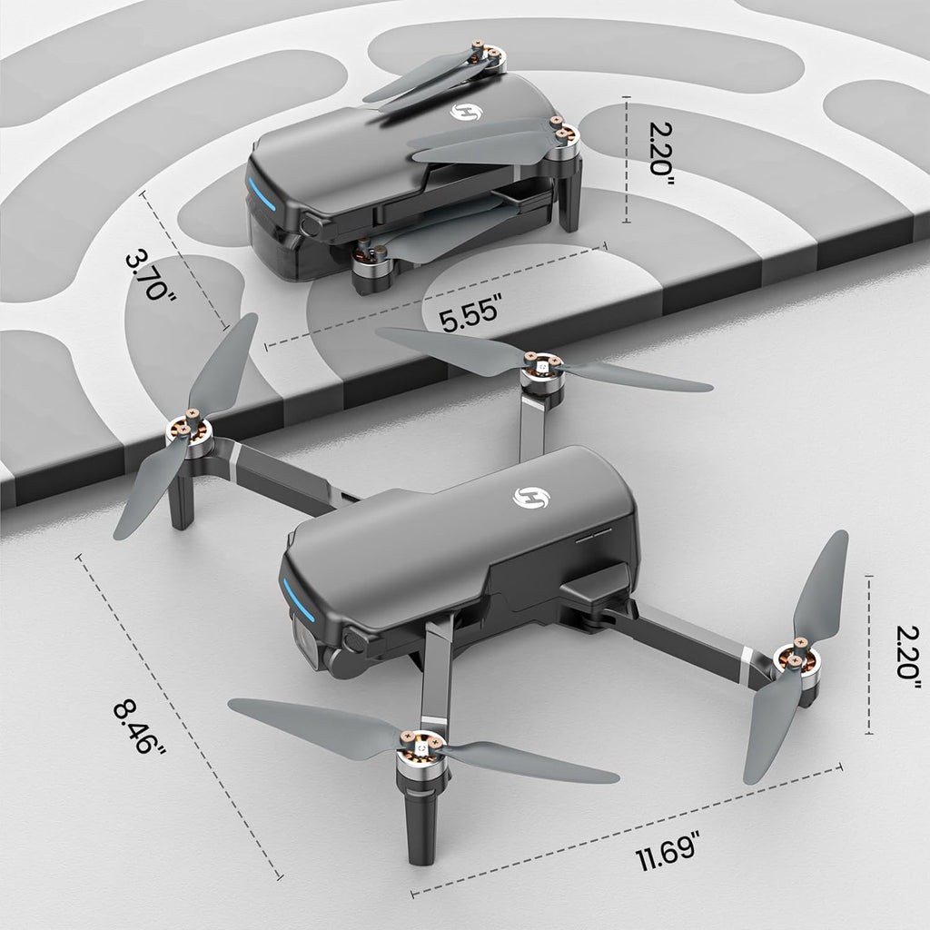GPS 4K UHD Camera Foldable FPV RC Quadcopter Q556903