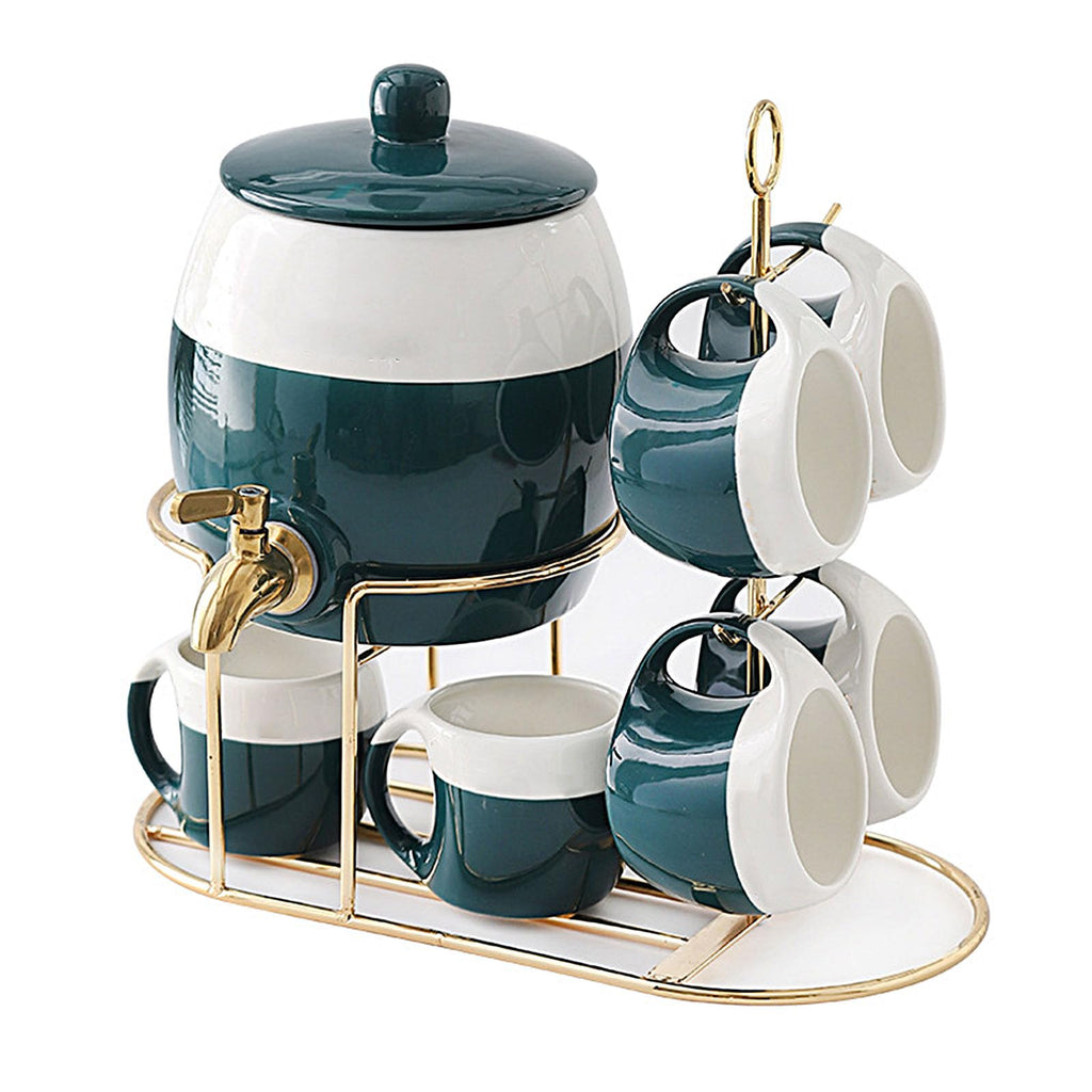 Ceramics Drink Dispenser with Stand B739615