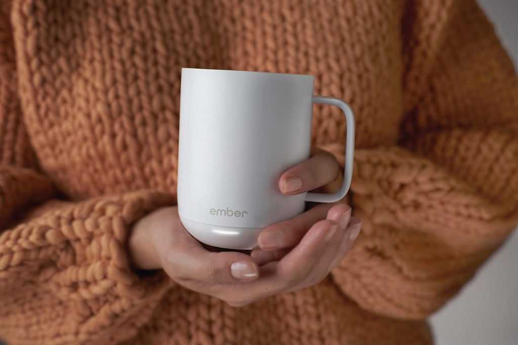 White 10 Ounce Heated Coffee Mug W6060