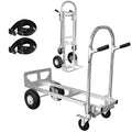 Convertible Hand Truck Dolly Cart with 4 Wheels 1000 Lbs M7415