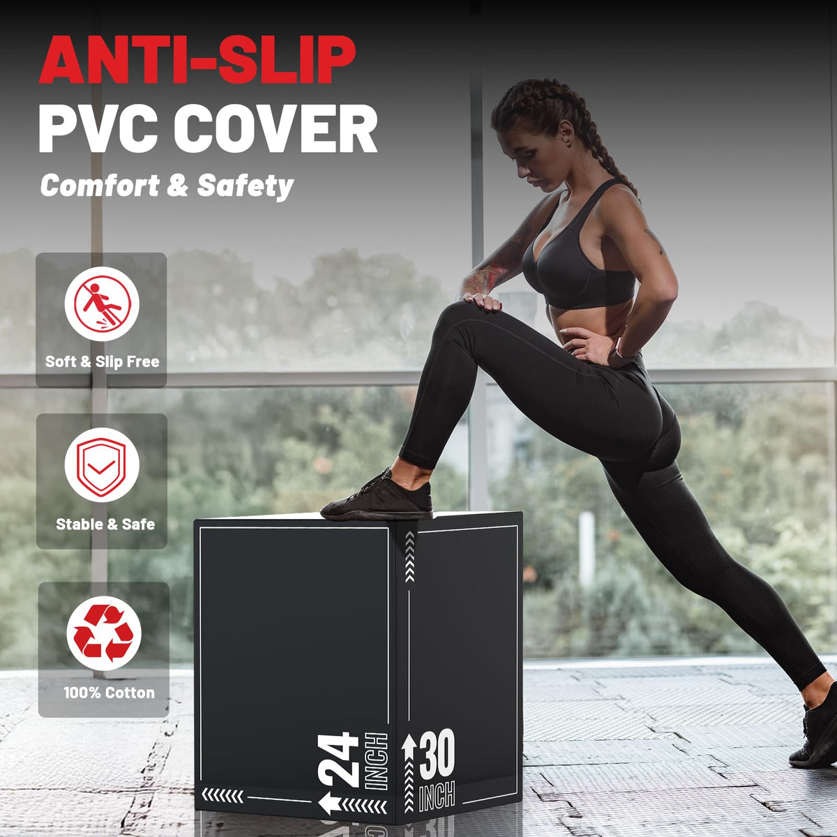 3-in-1 Plyometric Jump Box I856