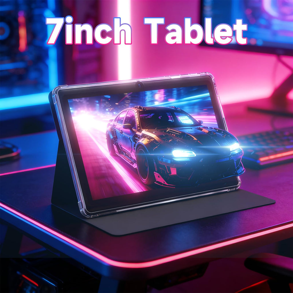 7 inch Android 14 Tablet with Protective Case I970