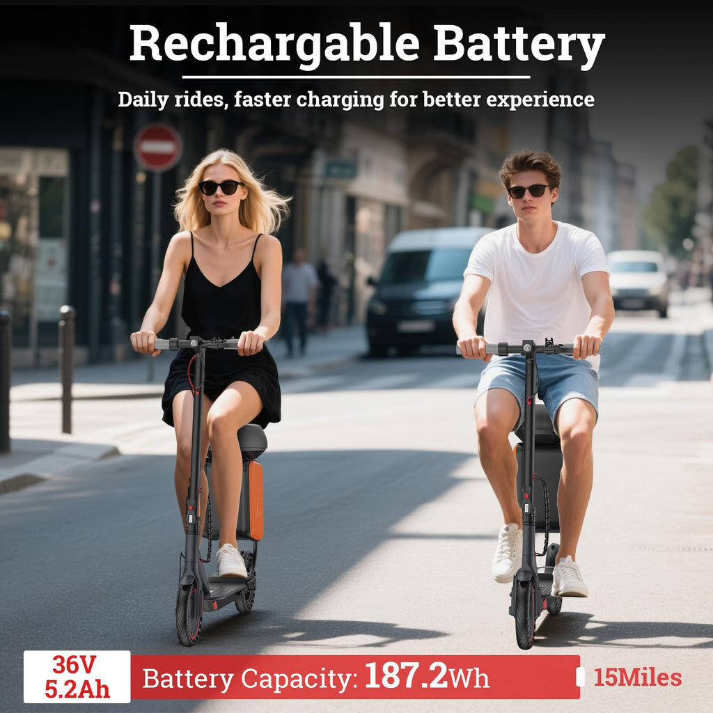 Electric Scooter with Dual Braking System M3475