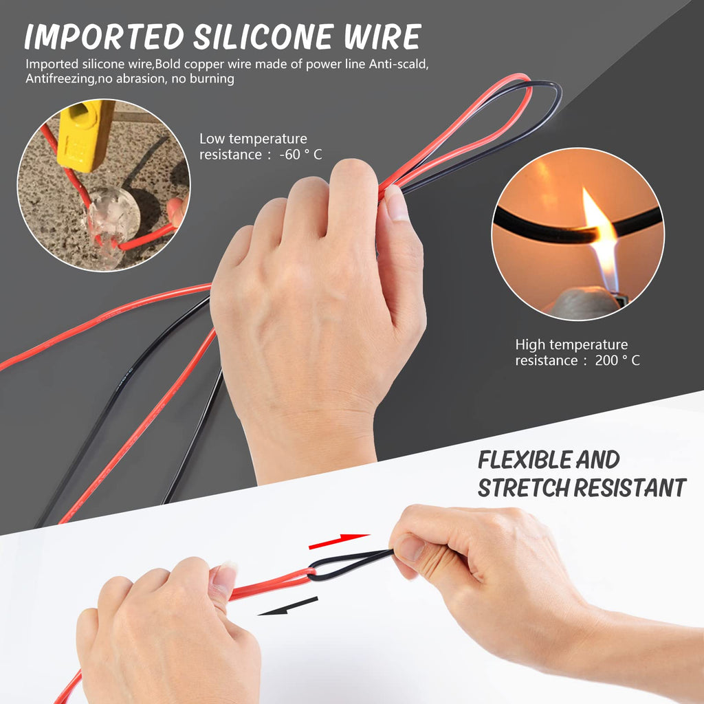 Multimeter Test Leads Set with Alligator Clips J9433