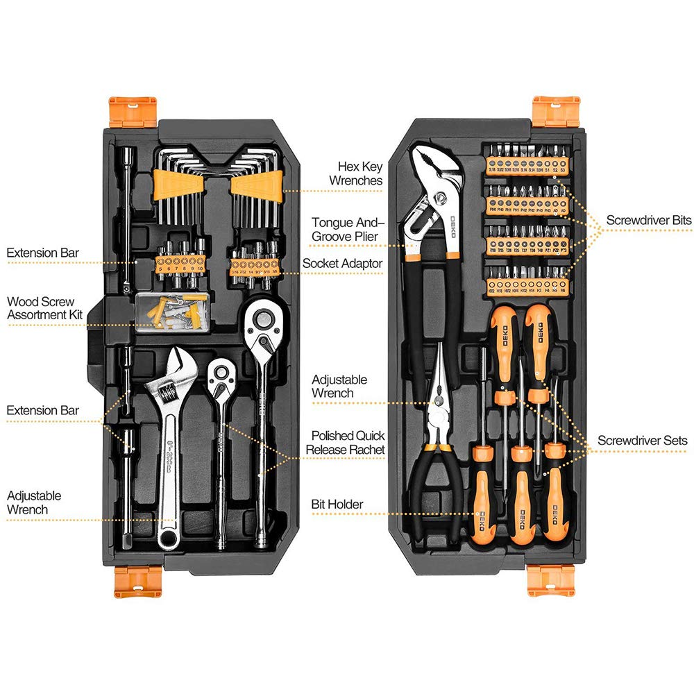 192 Piece Mechanics Tool Set with Plastic Storage Case G710183