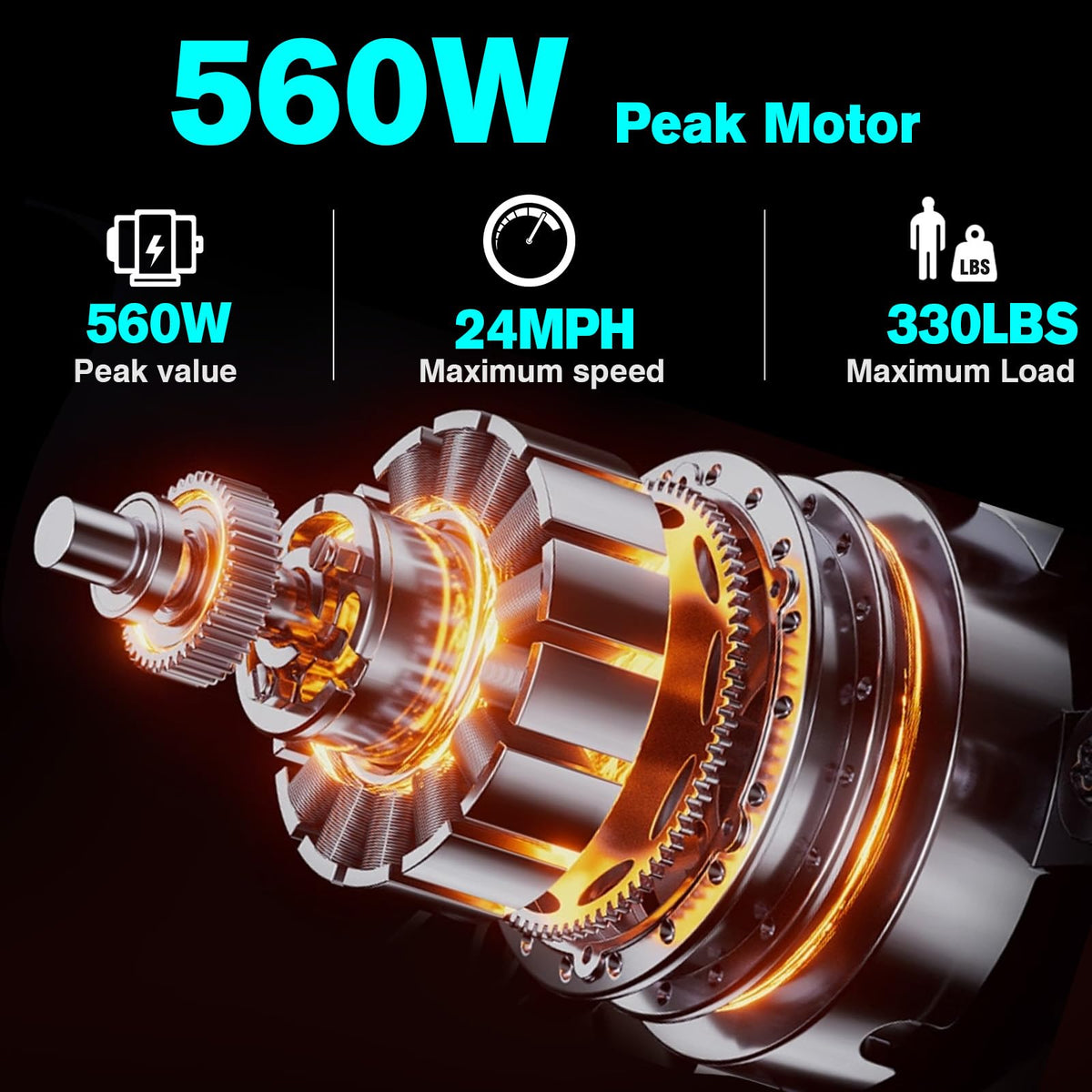 560W Motor 24MPH 32 Miles Range 48V 10Ah Battery 14" Foldable Electric Bike with Basket L630917