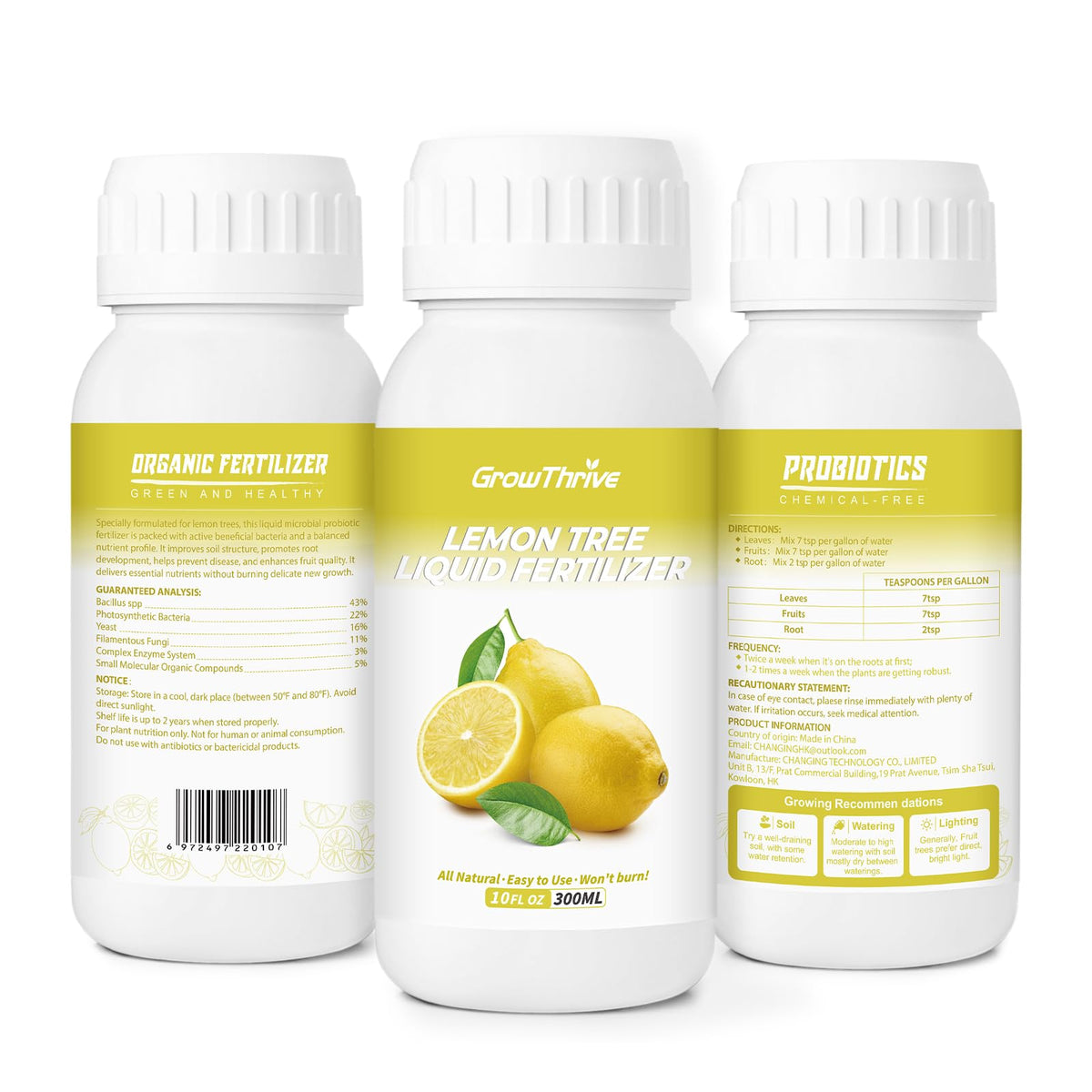 Liquid Fertilizer with Organic Micro-Nutrient B837