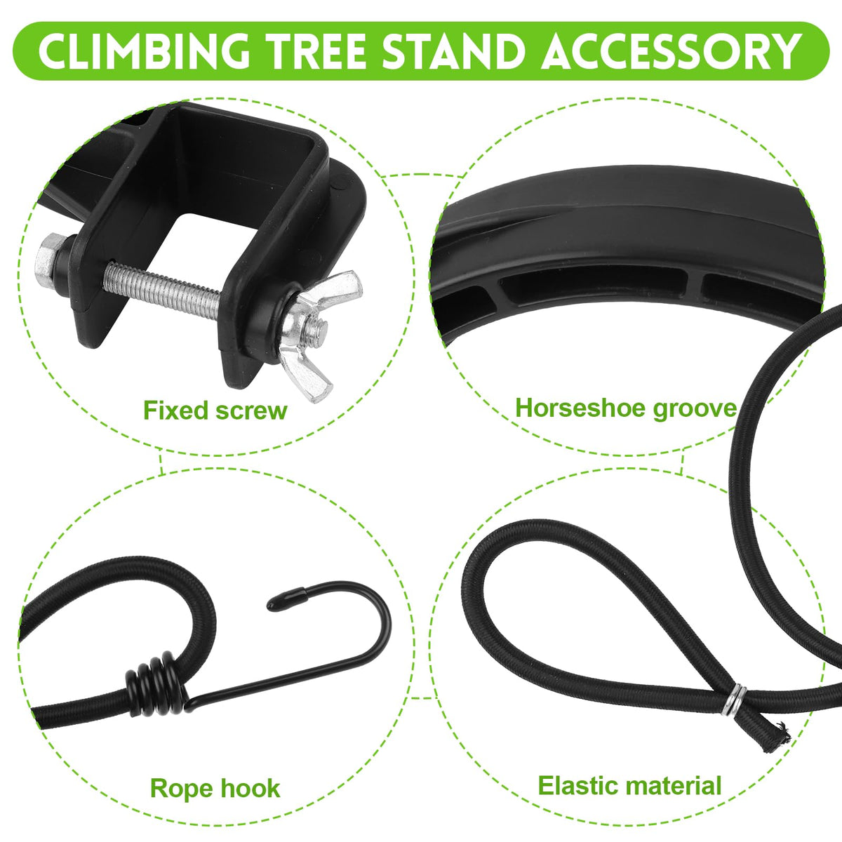 Climbing Tree Stand Accessories with Elastic Rope R58000