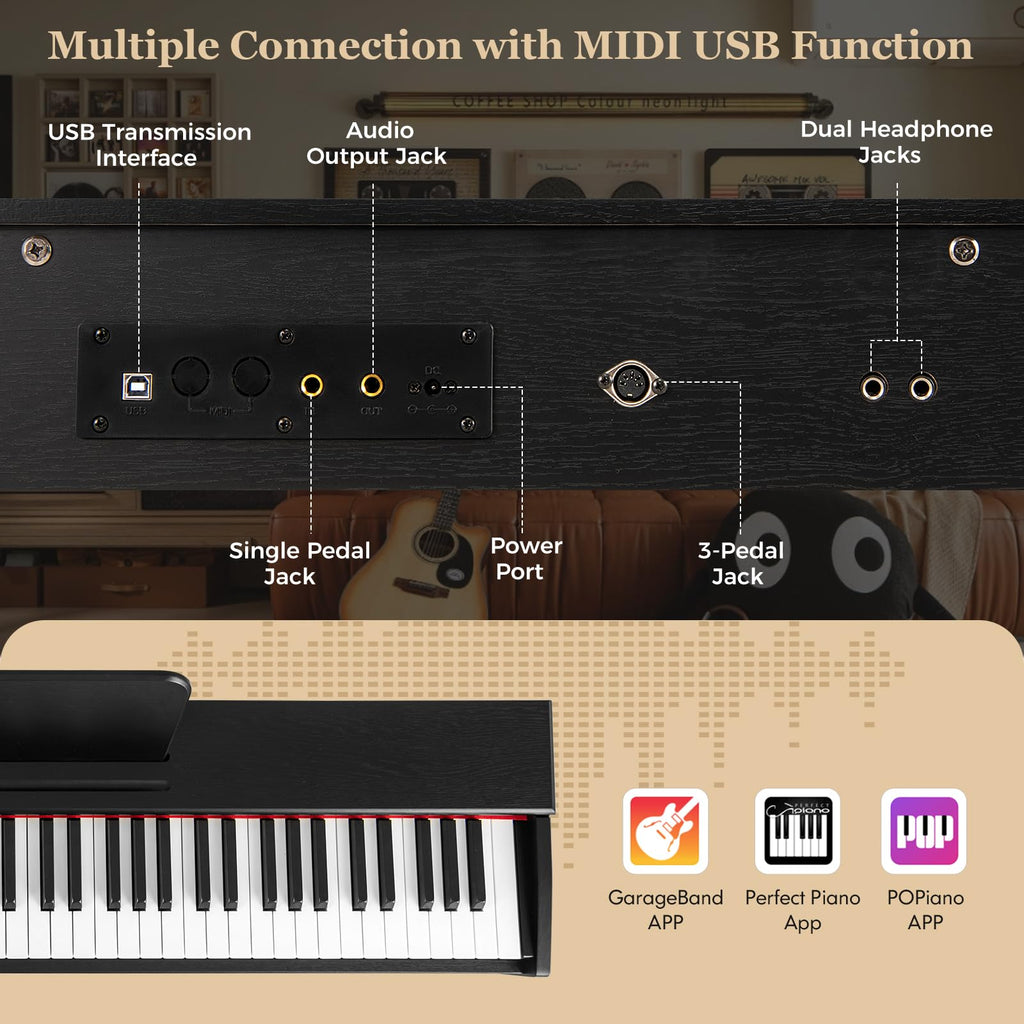 88 Key Weighted Hammer Action Digital Piano U223572
