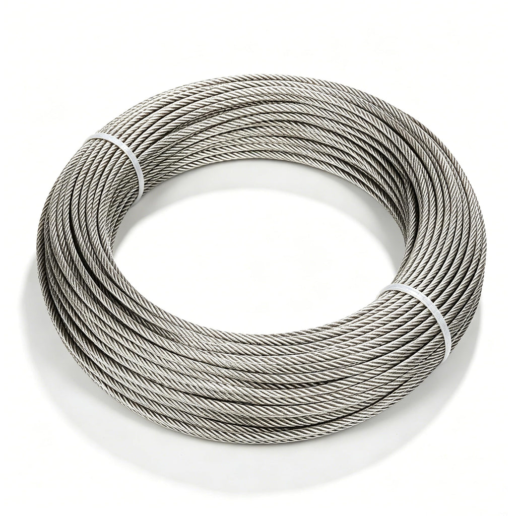 T316 Stainless Steel Wire Rope 1/8" 100 ft O1259