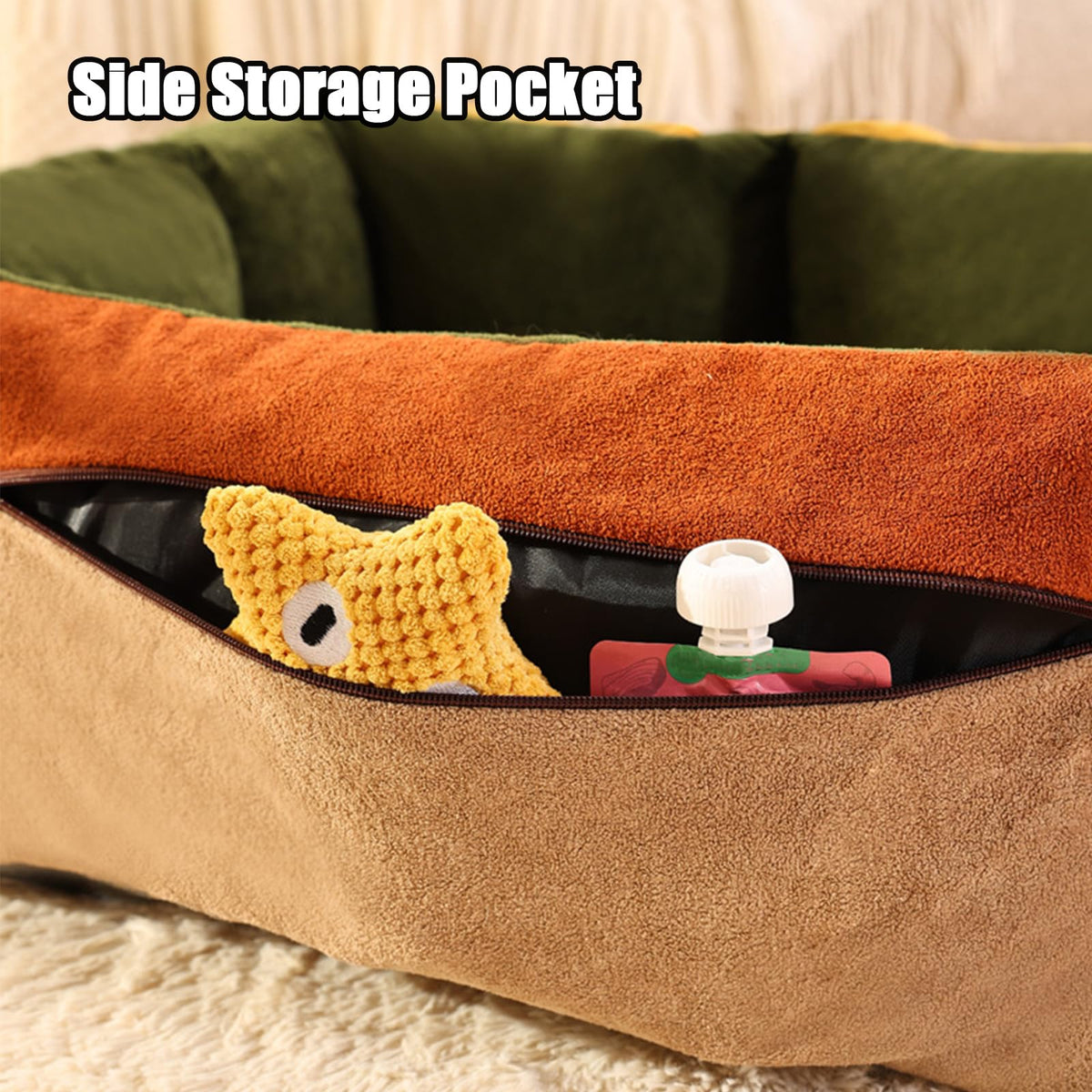 2-in-1 Elevated Dog Car Seat W944