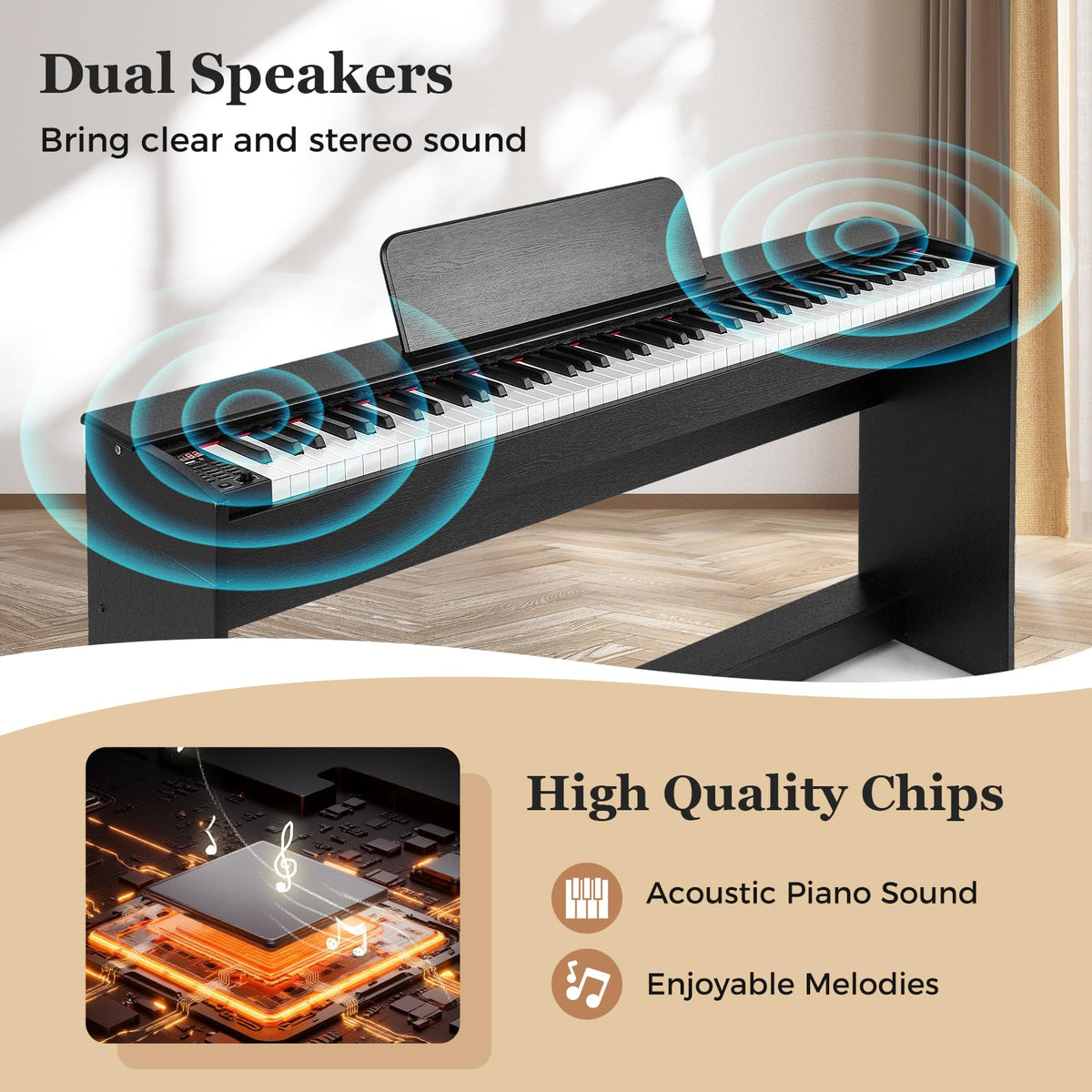 88 Key Weighted Hammer Action Digital Piano U223572