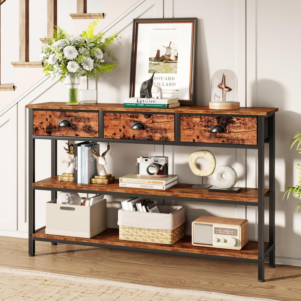 47" Console Table with 3 Drawers A614996