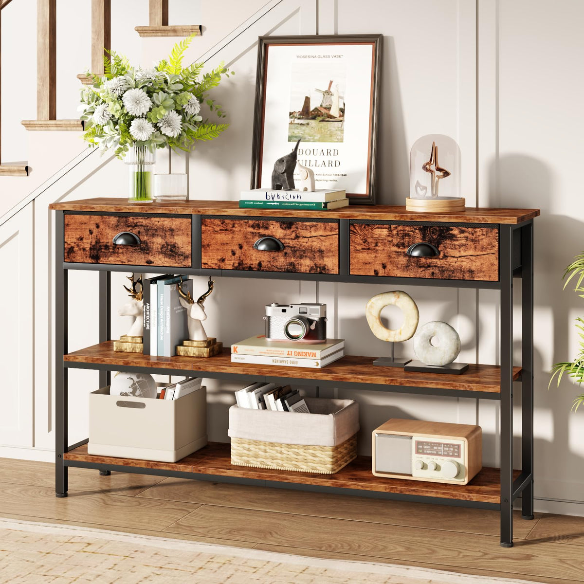 47" Console Table with 3 Drawers A614996