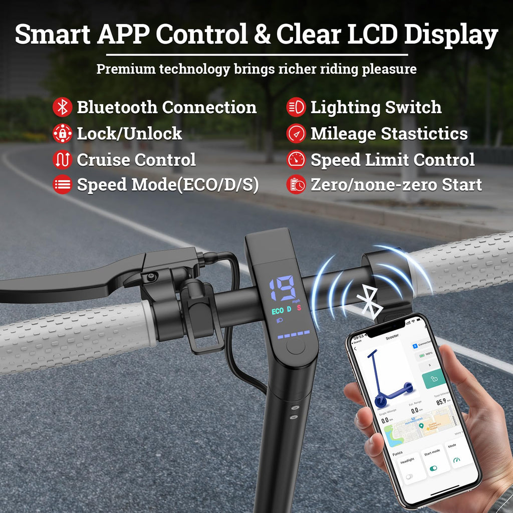 Electric Scooter with Dual Braking System M3475