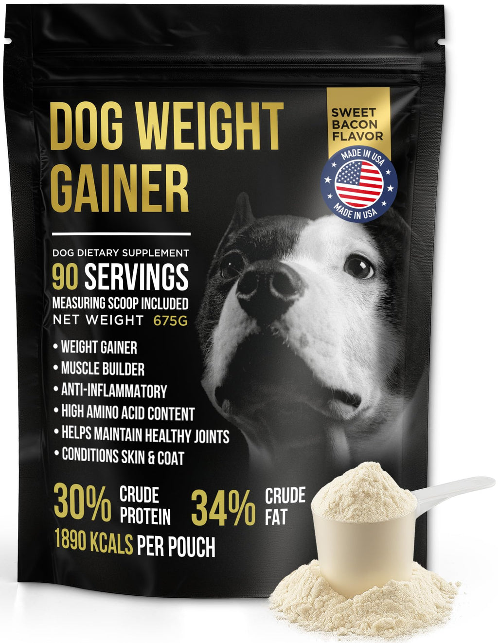 High Calorie Dog Weight Gainer 90 Servings 1.5 lbs Y105739