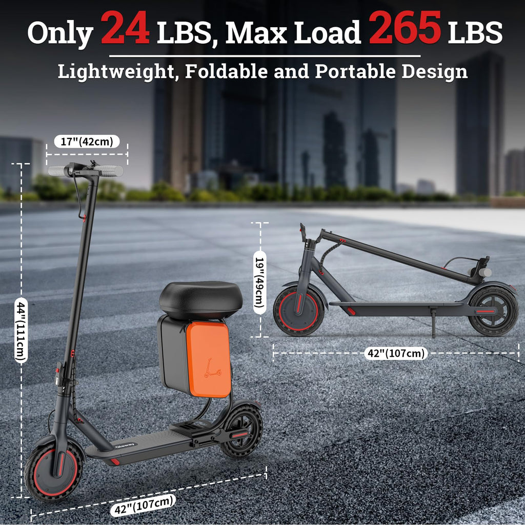 Electric Scooter with Dual Braking System M3475