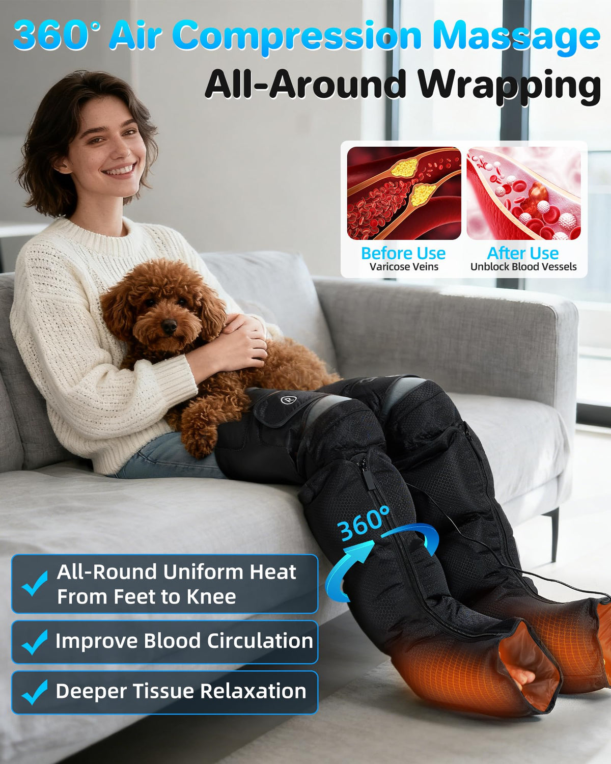 Leg Massager with Heat C76286