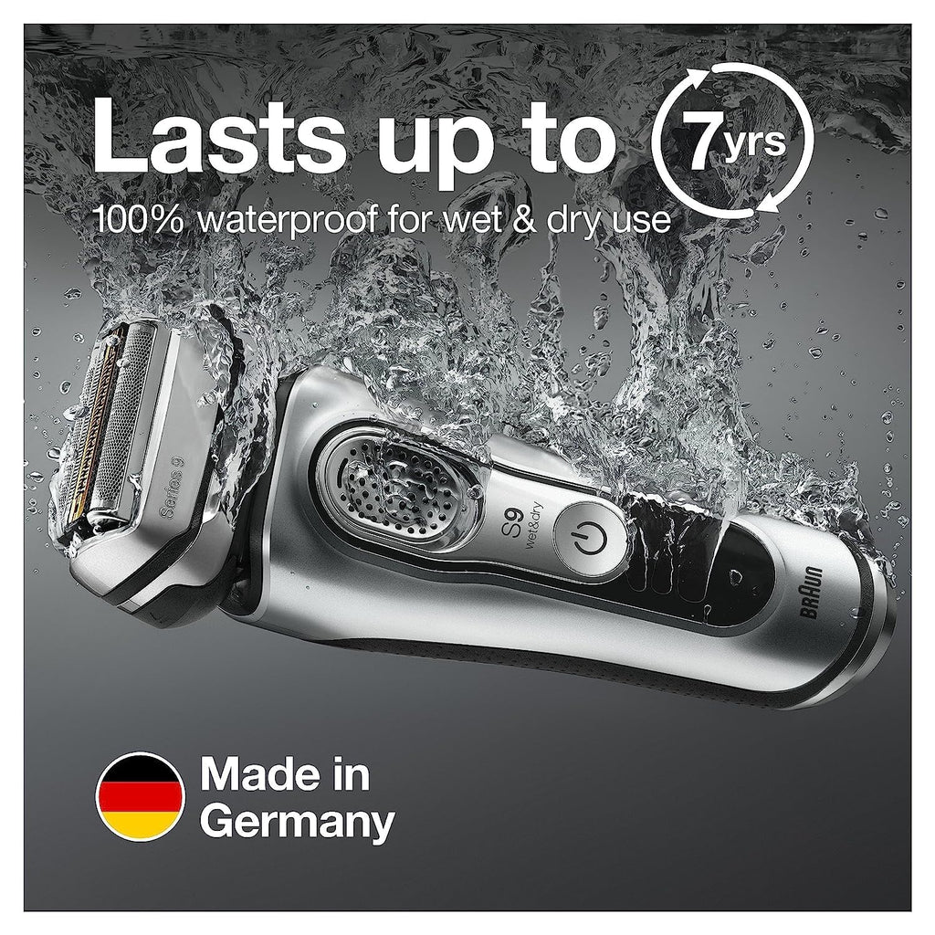 Electric Razor for Men, Waterproof Foil Shaver, Wet & Dry Shave, Silver B36651