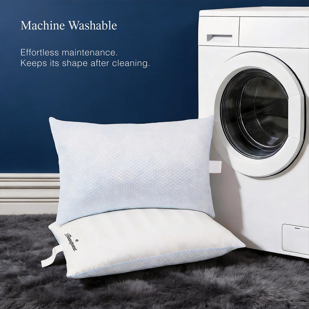 King Size Set of 2 Down Alternative Cooling Pillows P517099
