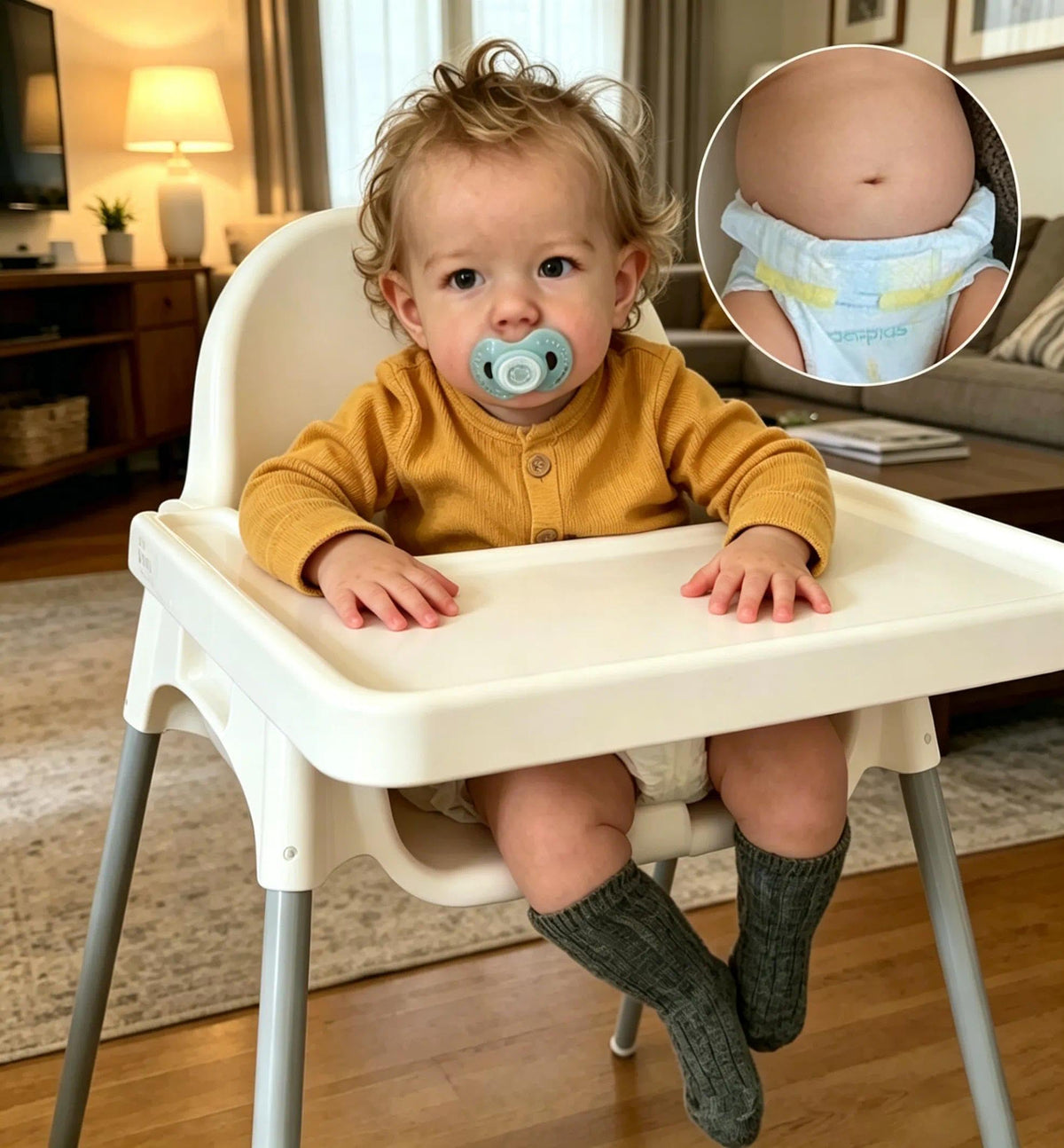 20 inch Vinyl Reborn Baby Doll with Hair A9472