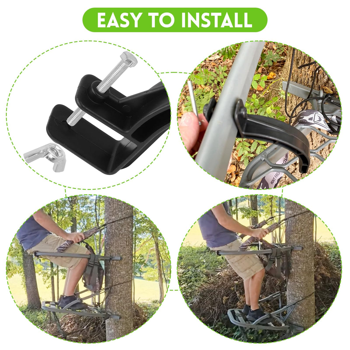 Climbing Tree Stand Accessories with Elastic Rope R58000