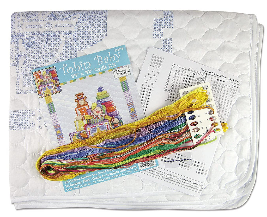 Baby Quilt Cross Stitch Kit, 34"x43" C751