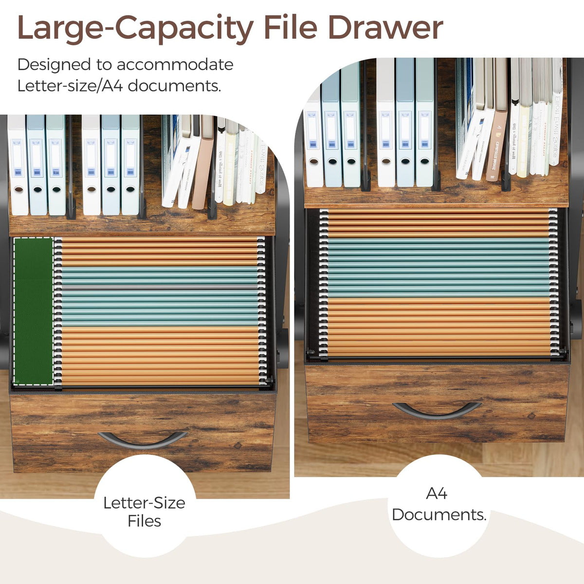 Small Rolling File Cabinet K6929