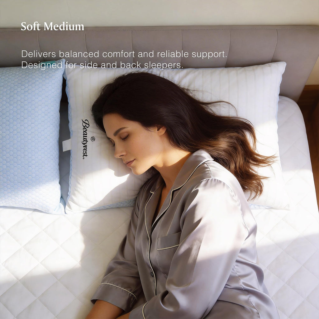 King Size Set of 2 Down Alternative Cooling Pillows P517099