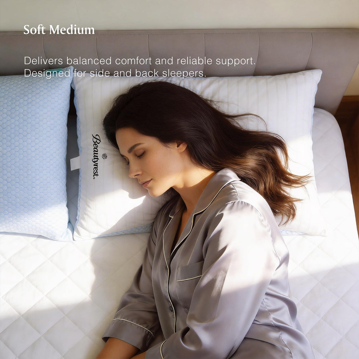 King Size Set of 2 Down Alternative Cooling Pillows P517099