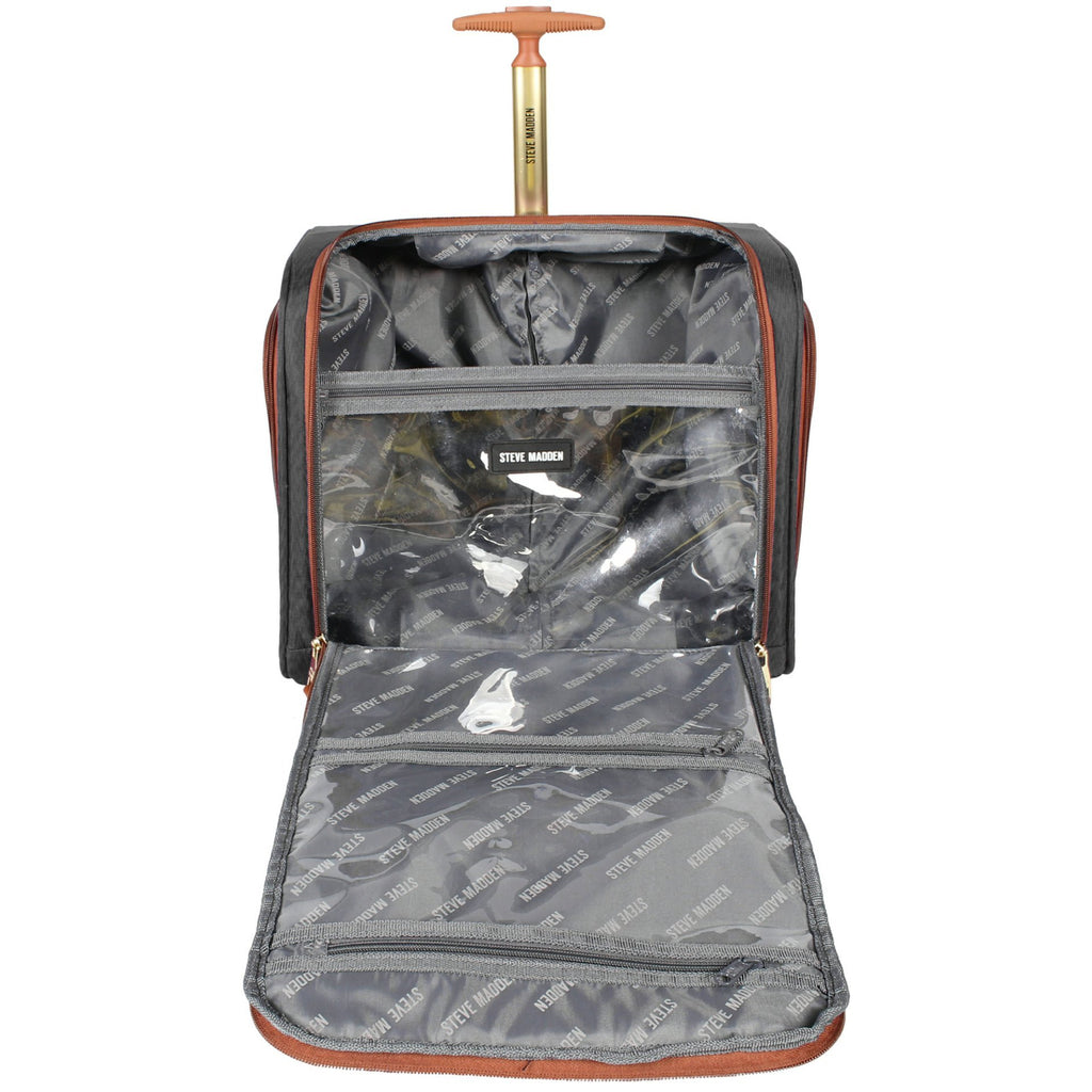 15 Inch Carry on Suitcase Black I8813