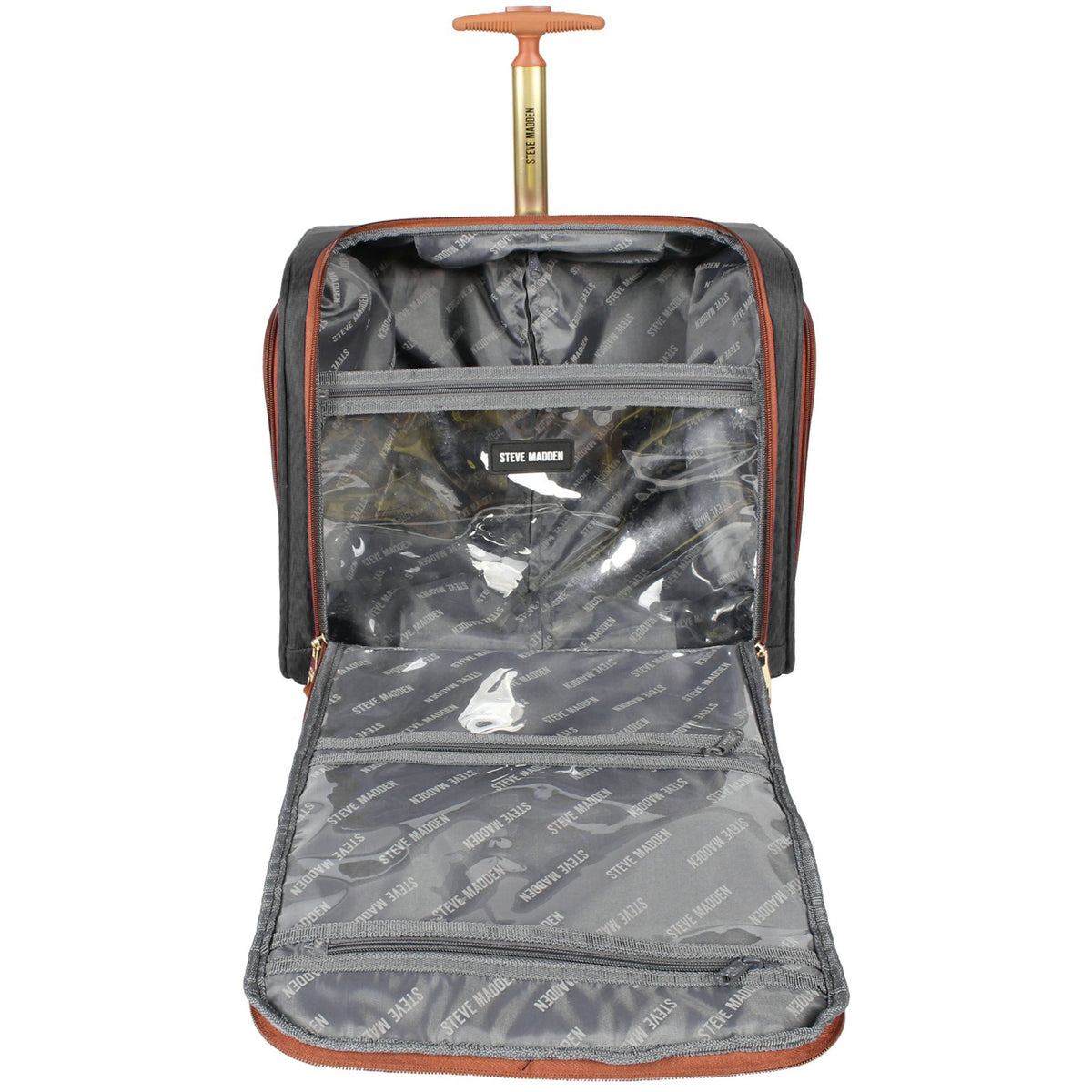 15 Inch Carry on Suitcase Black I8813