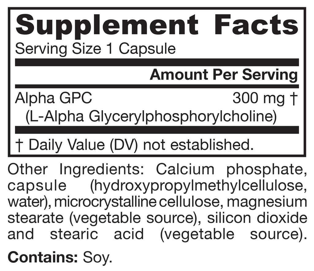300mg Choline 60 Capsules P735513