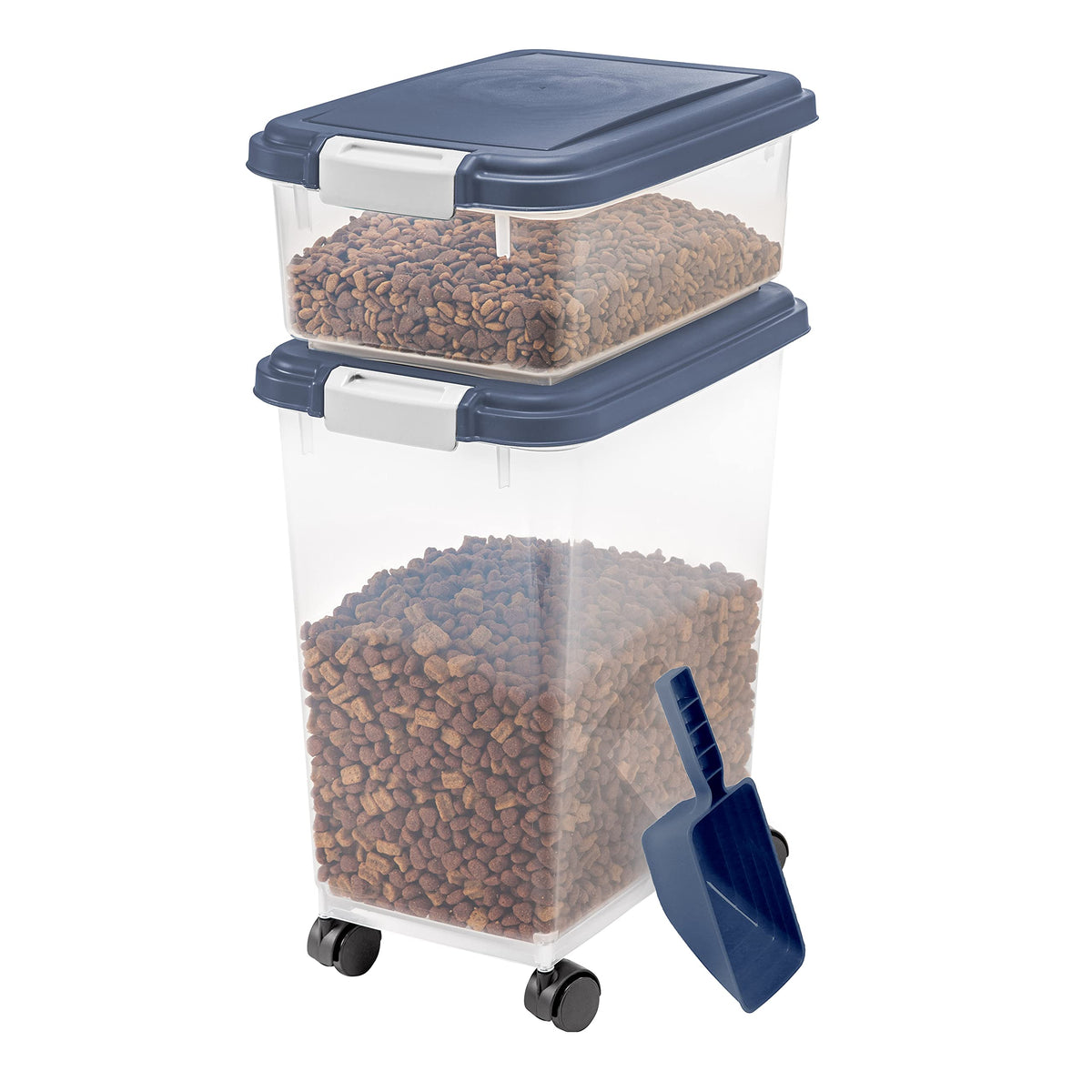 33qt + 12qt Airtight Pet Food Storage Container Combo with Scoop S4205