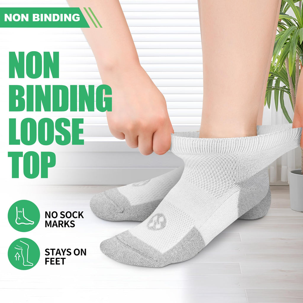Low Cut Diabetic Socks 6 Pairs G70478