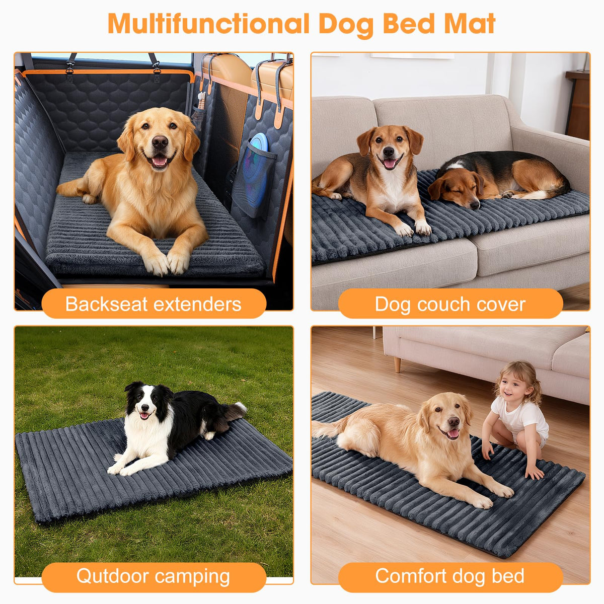Non-Slip Washable Dog Bed Mat L701